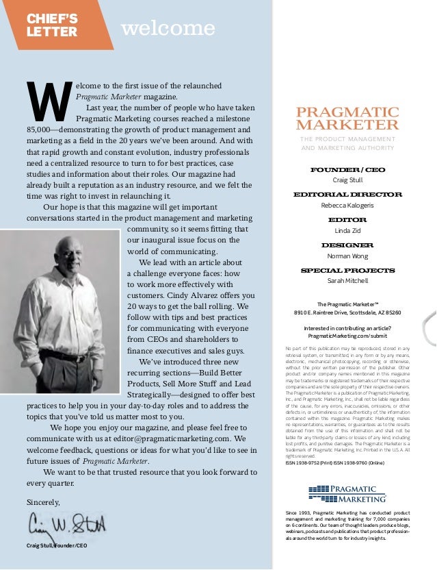 Pragmatic Marketer Winter 2013